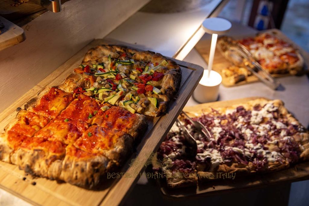 pizza buffet welcome party italy 1024x683 - Romantic legal wedding in a beautiful castle in Italy