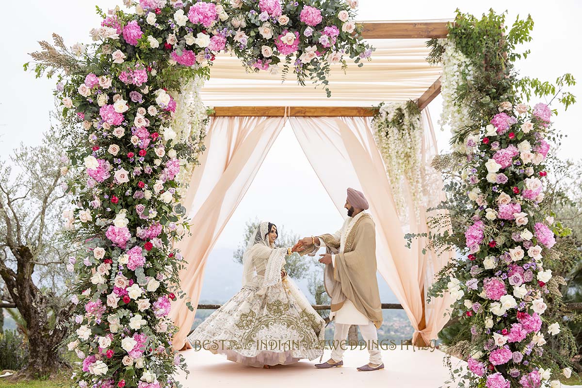 sikh bride and groom ceremony italy - Portfolio