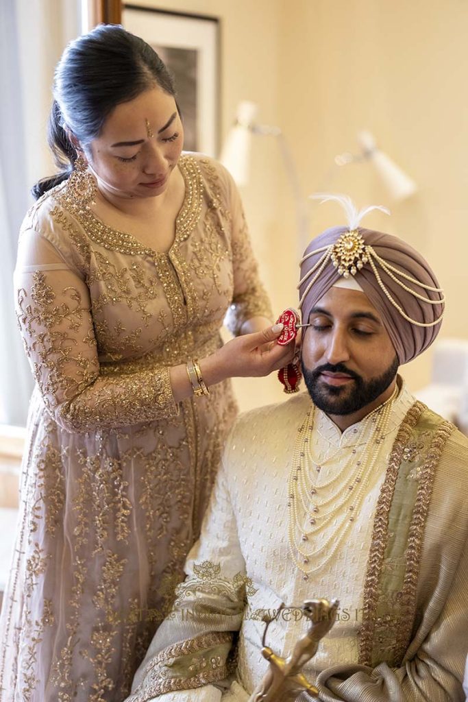 sikh ceremony ritual italy 683x1024 - Elegant Sikh wedding ceremony in the countryside of Italy