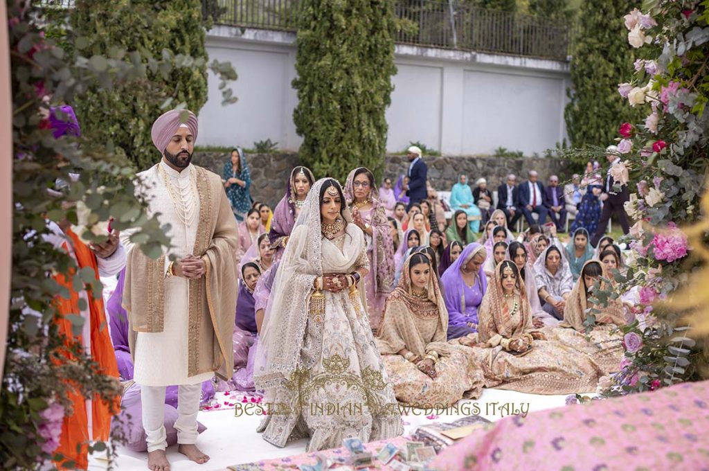 traditional sikh ceremony anand karaj italy 1024x680 - Elegant Sikh wedding ceremony in the countryside of Italy