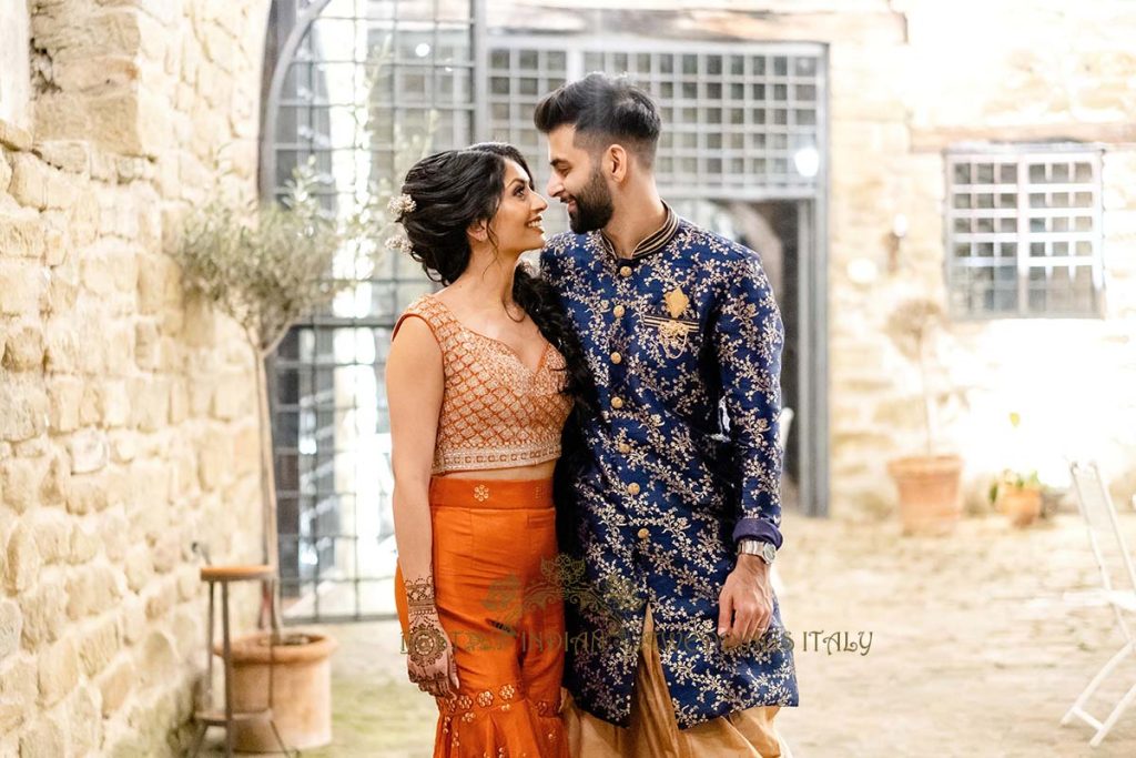 indian couple pre wedding italy 1024x683 - Beautyful Hindu wedding in Italy despite the bad weather