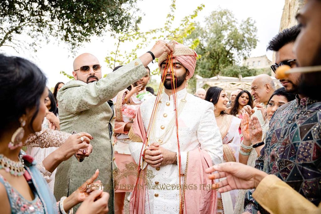 jaan arrival 1024x683 - Beautyful Hindu wedding in Italy despite the bad weather