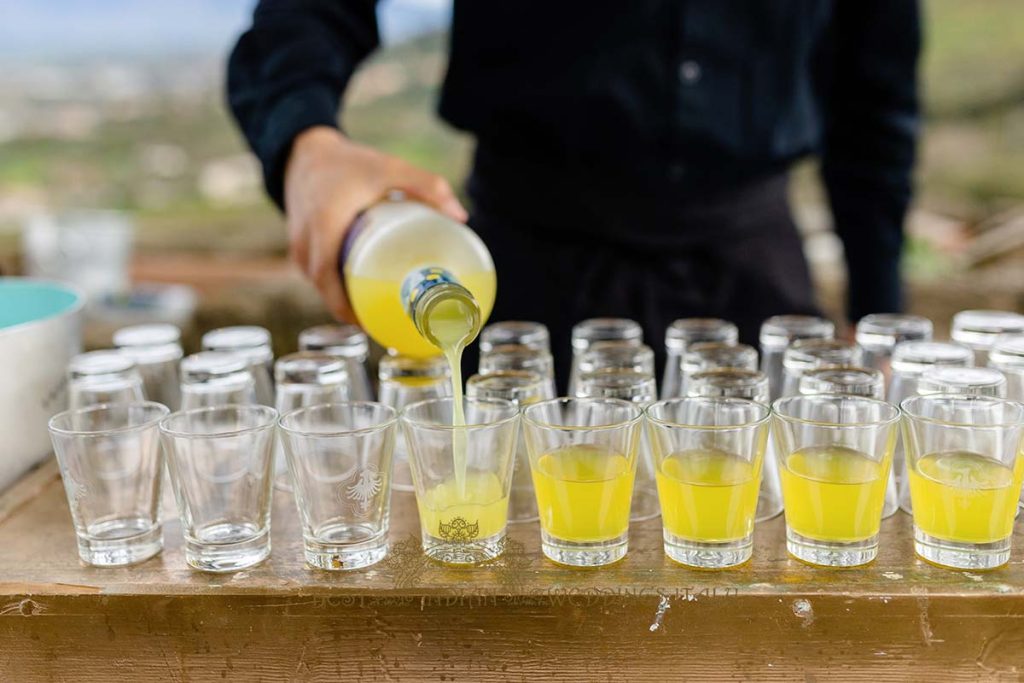 limoncello shots wedding italy 1024x683 - Beautyful Hindu wedding in Italy despite the bad weather