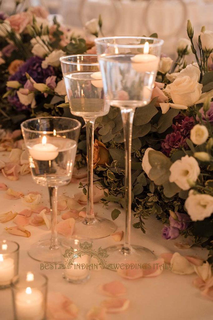 floral setup indian wedding sorrento 683x1024 - Traditional Sikh wedding in a breathtaking seaview Villa in Italy