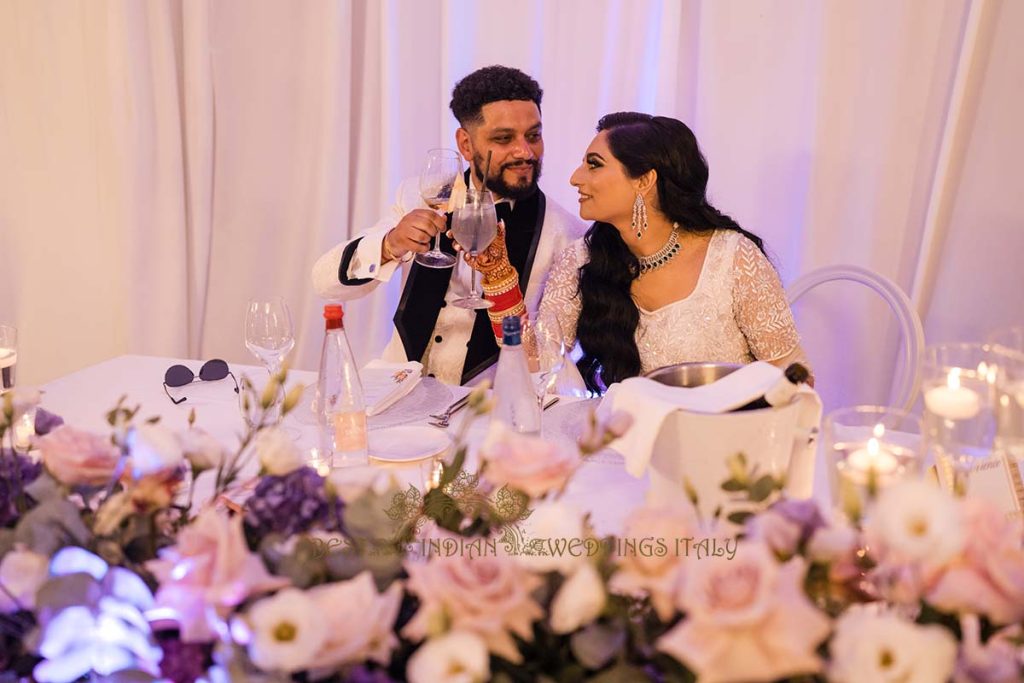 indian bride and groom wedding sorrento 1024x683 - Traditional Sikh wedding in a breathtaking seaview Villa in Italy