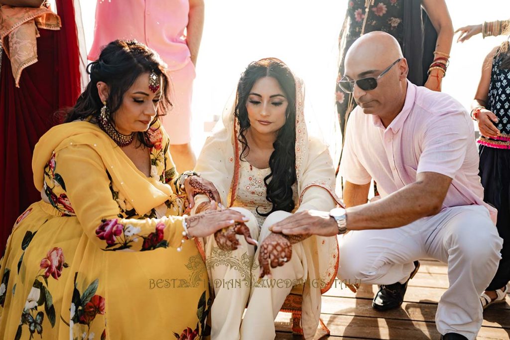 maiyan sikh indian wedding italy 1024x682 - Sikh pre-wedding event with the backdrop of the crystalline sea