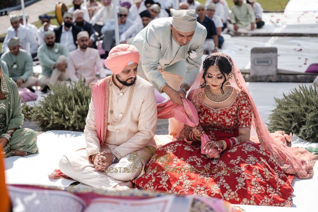 outdoor sikh wedding italy 1024x683 - Traditional Sikh wedding in a breathtaking seaview Villa in Italy