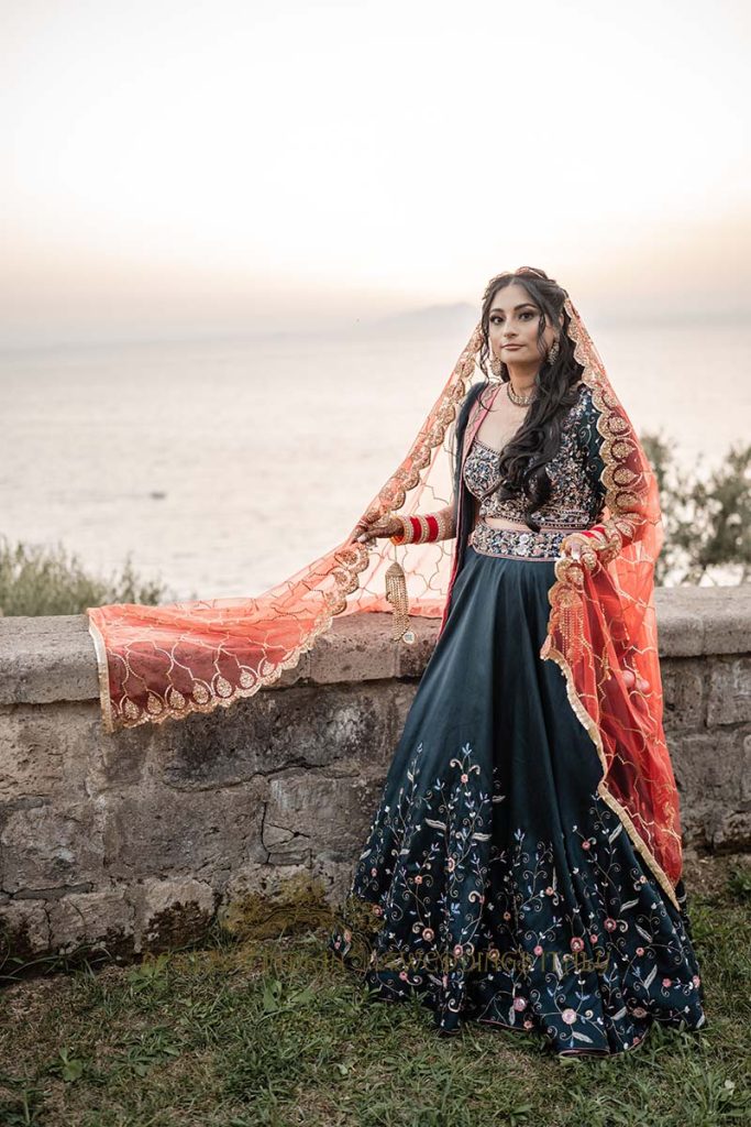 sikh indian bride 683x1024 - Sikh pre-wedding event with the backdrop of the crystalline sea