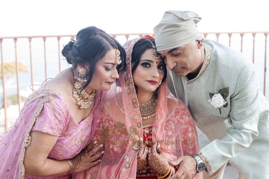 sikh wedding photography 1024x683 - Traditional Sikh wedding in a breathtaking seaview Villa in Italy