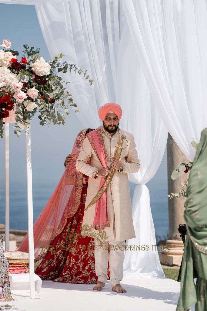 sorrento villa sikh wedding italy 683x1024 - Traditional Sikh wedding in a breathtaking seaview Villa in Italy