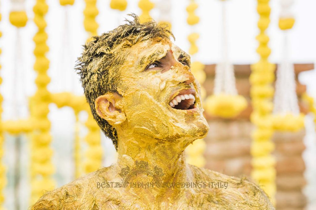 haldi turmeic paste 1024x681 - Relaxing Indian pre-wedding events in the heart of Italy