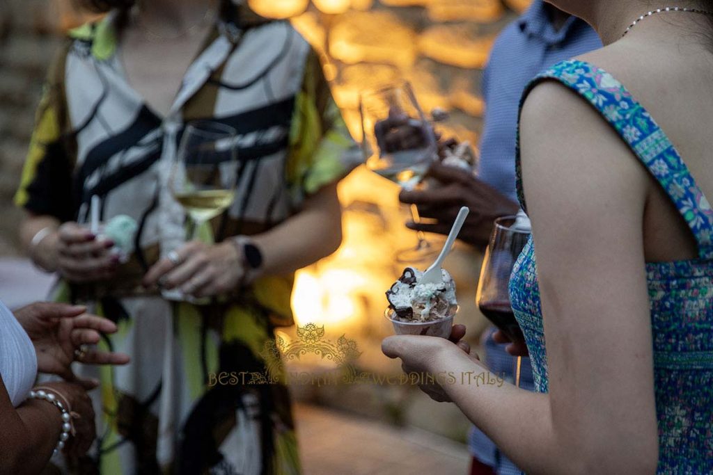 ice cream italy wedding 1024x683 - Relaxing Indian pre-wedding events in the heart of Italy