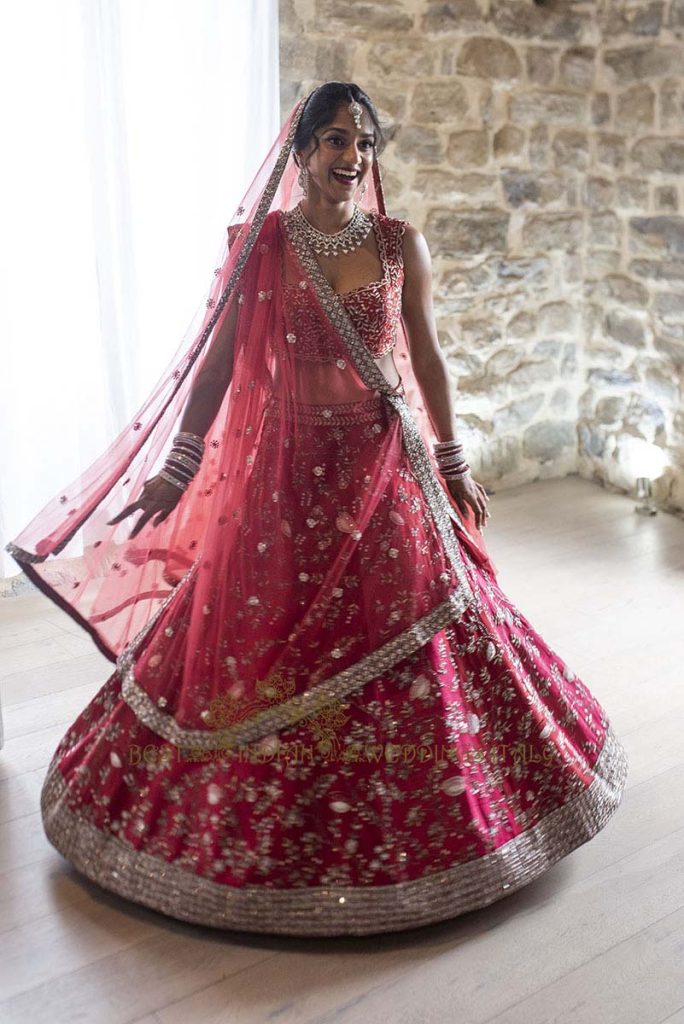 indian asian bride italy 684x1024 - Romantic Hindu Wedding in an Italian Castle: A Serene Union in Umbria