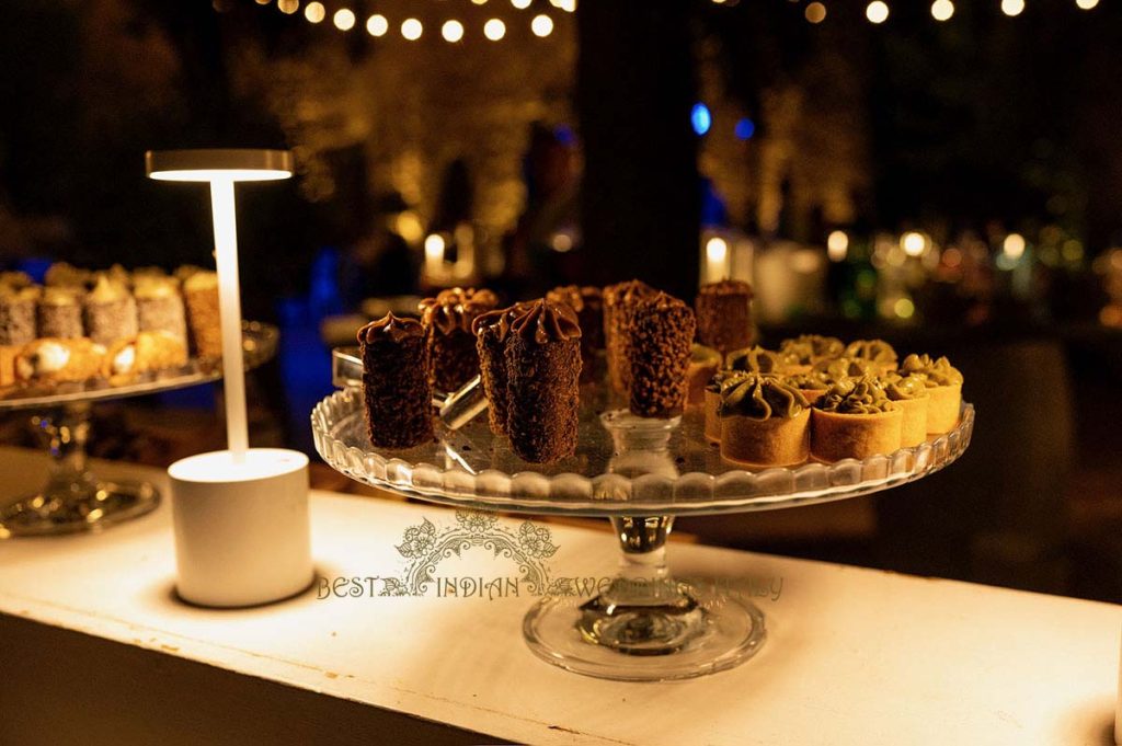 italian desserts buffet 1024x681 - Romantic Hindu Wedding in an Italian Castle: A Serene Union in Umbria