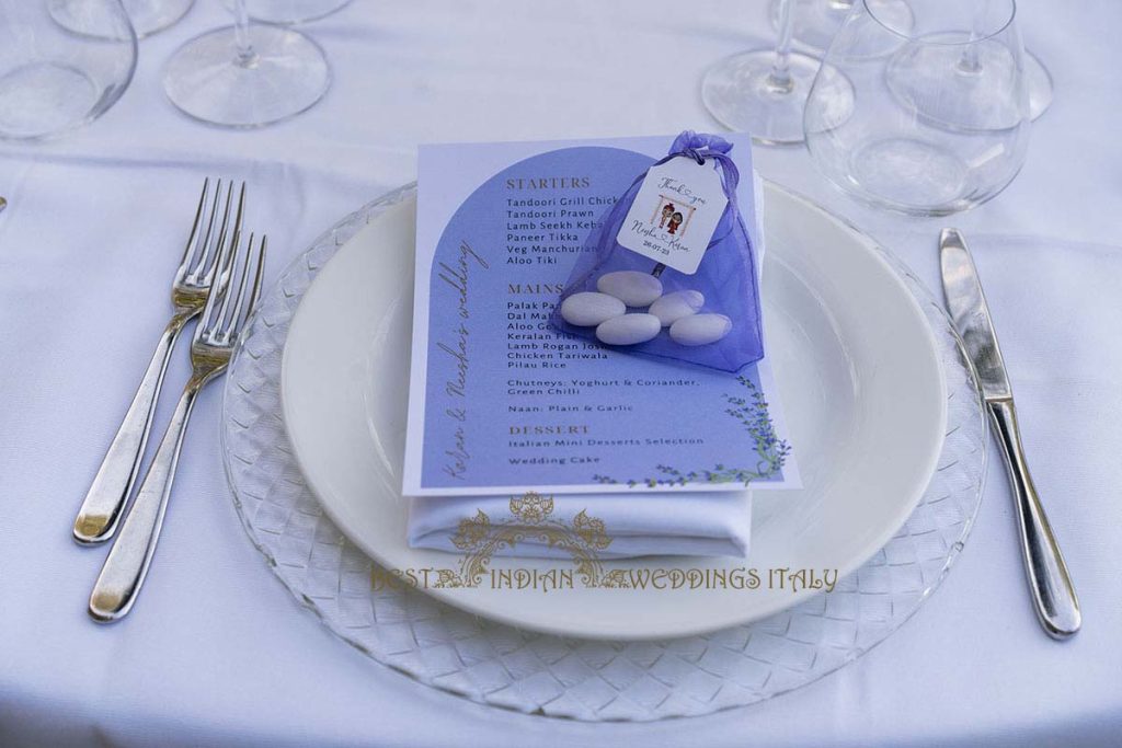 personalized stationery wedding italy 1024x683 - Romantic Hindu Wedding in an Italian Castle: A Serene Union in Umbria